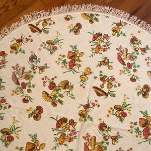 Vintage Mushroom Tablecloth Cottagecore